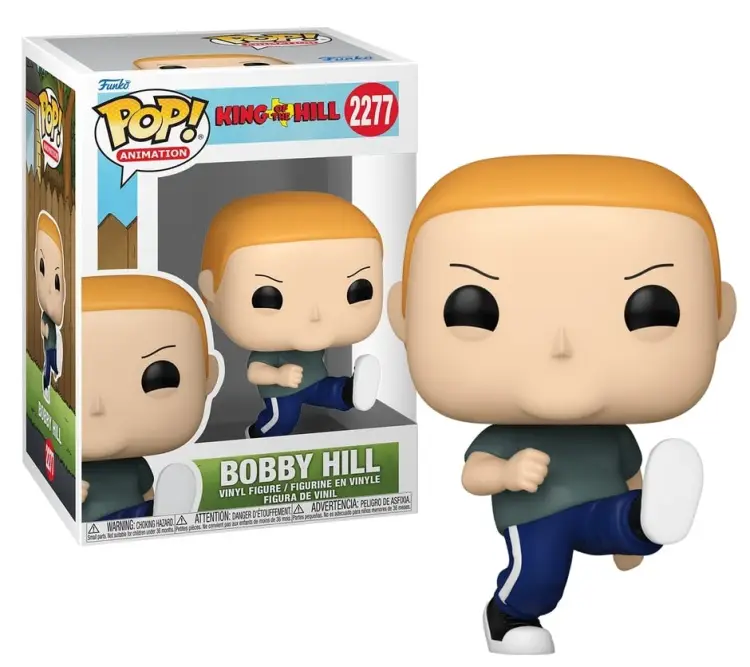 Funko - KING OF THE HILL - POP Animation N° 2277 - Bobby Hill (Kicking)