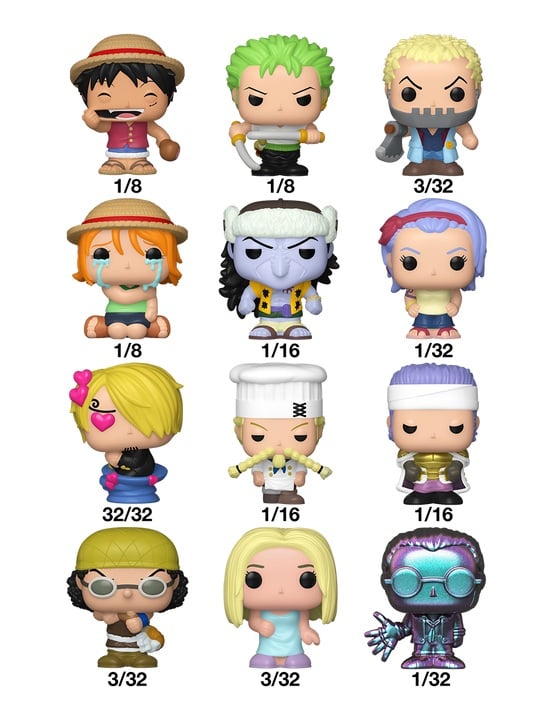 Funko - ONE PIECE - Mystery Bitty Pop (Box 32 pièces)