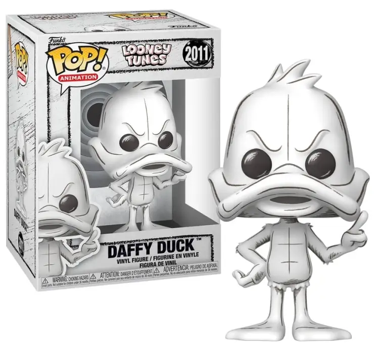 Funko - LOONEY TUNES - POP Animation N° 2011 - Daffy Duck (Sketched Deco)