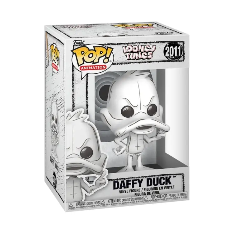 Funko - LOONEY TUNES - POP Animation N° 2011 - Daffy Duck (Sketched Deco)