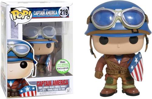 Funko POP! Captain America Movie - Captain America (World War 2) #219 Spring Convention Exclusive