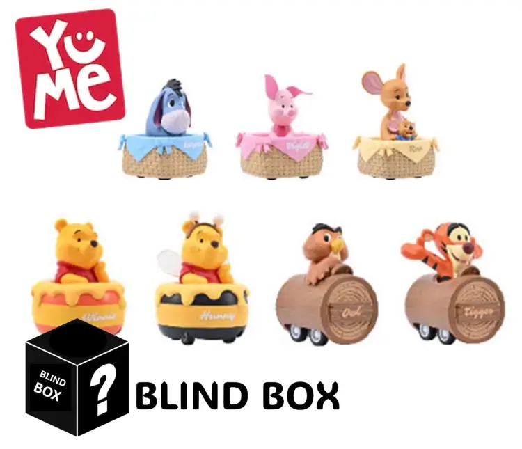 Yume - WINNIE THE POOH - Zoom Hero - Assortiment 12 Figures 5cm Blind Box