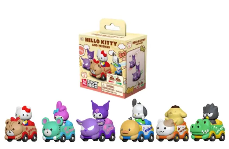 Yume - HELLO KITTY - Zoom Hero 1 - Assortiment 12 Figures 5cm Blind Box