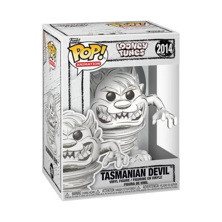 Funko - LOONEY TUNES - POP Animation N° 2014 - Taz (Sketched Deco)