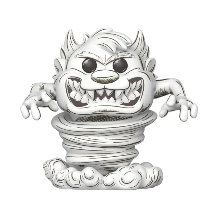 Funko - LOONEY TUNES - POP Animation N° 2014 - Taz (Sketched Deco)