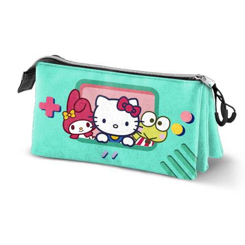 Karactermania - HELLO KITTY - Video Game - Triple Pencil Case