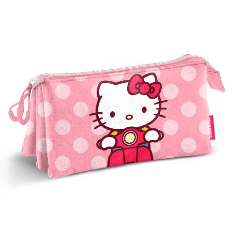 Karactermania - HELLO KITTY - Moto - Triple Pencil Case