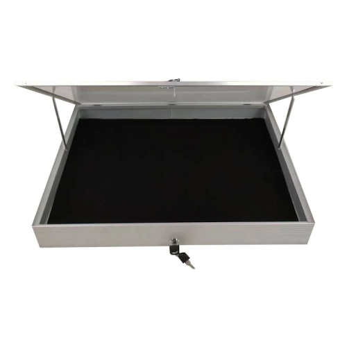 Evoretro - EVORETRO - Show Case Aluminium/Acrylic 91x60x10cm With Secure