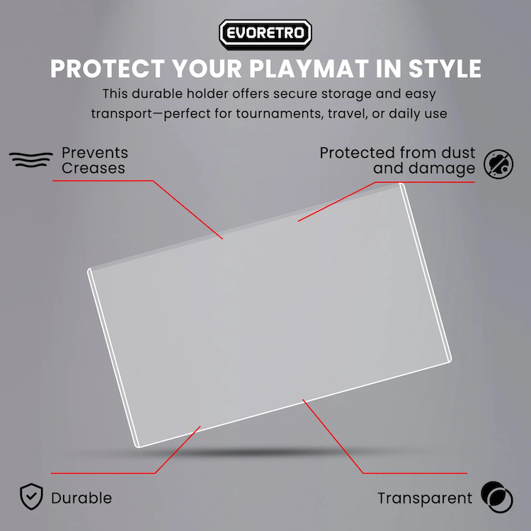 Evoretro - EVORETRO -  Topload Holder For Playmat 5pc