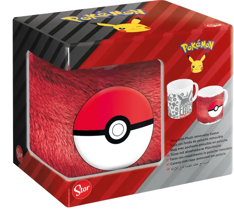 Stor - POKEMON - Pokéball - Plush Sleeve Mug 11oz