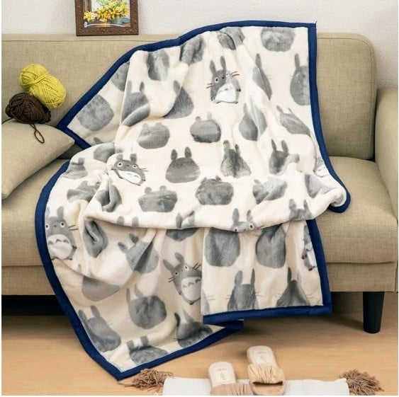 Benelic - MY NEIGHBOR TOTORO - Grey Totoro - Blanket 100x140cm