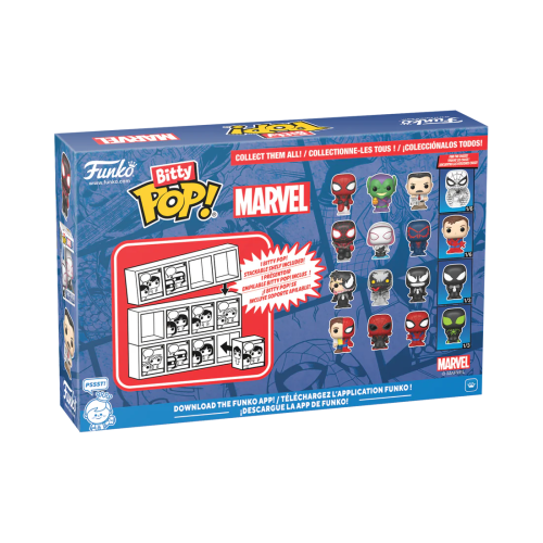Funko - SPIDER-MAN - Bitty Pop 4 Pack 2.5cm - Venom