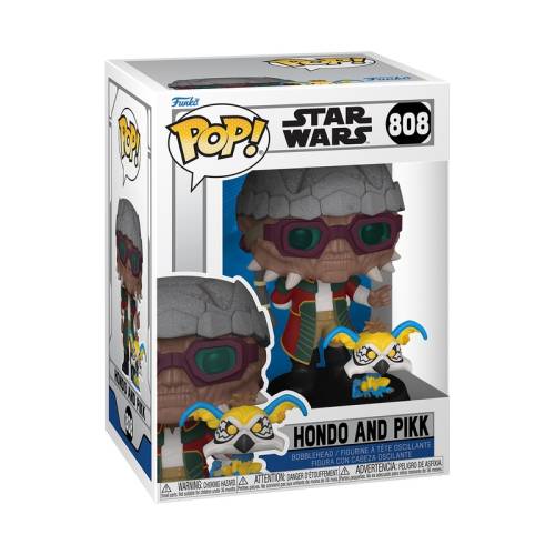 Funko - STAR WARS THE CLONE WARS - POP & Buddy N° 808 - Hondo & Pikk