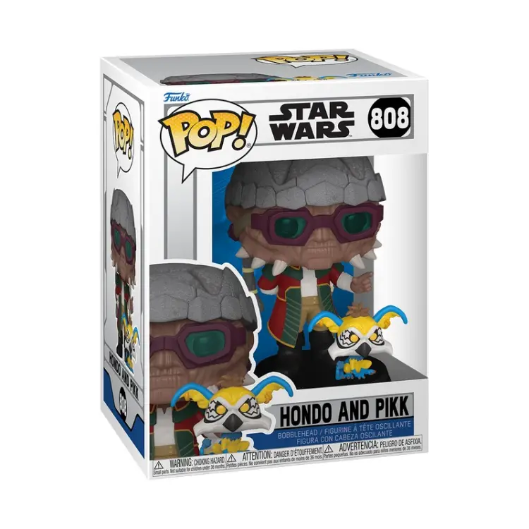 Funko - STAR WARS THE CLONE WARS - POP & Buddy N° 808 - Hondo & Pikk