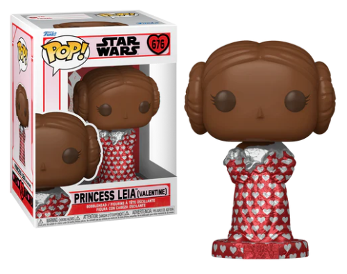 Funko - STAR WARS - POP N° 676 - Leia (Val Choc)