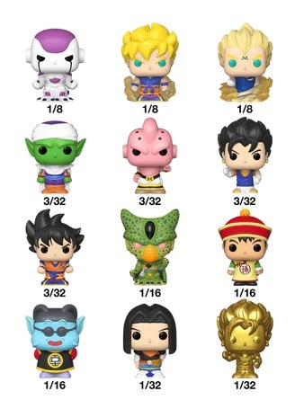 Funko - DRAGON BALL Z - Mystery Bitty Pop (Box 32 pièces)