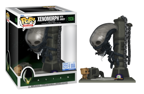 Funko - ALIEN - POP Deluxe N° 1936 - Xenomorph With Jonesy