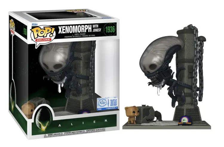 Funko - ALIEN - POP Deluxe N° 1936 - Xenomorph With Jonesy