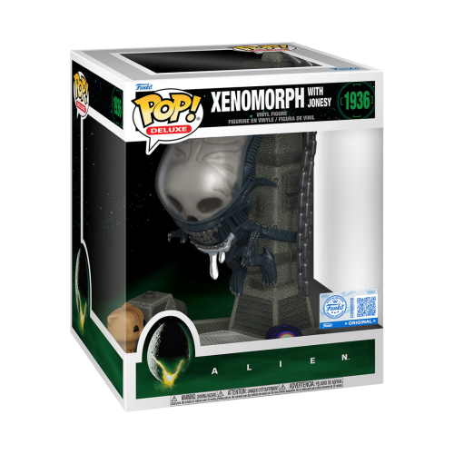 Funko - ALIEN - POP Deluxe N° 1936 - Xenomorph With Jonesy