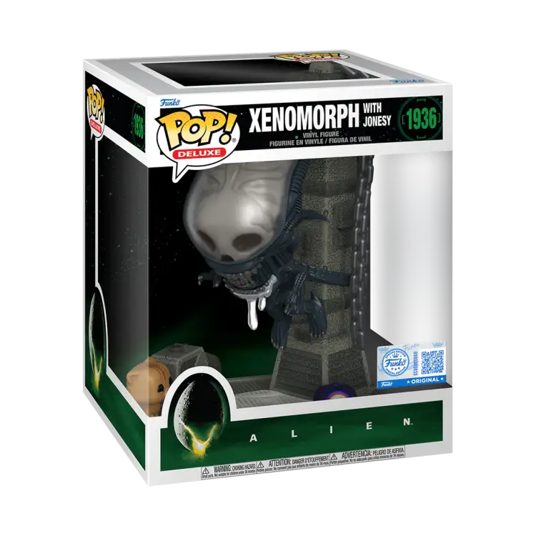 Funko - ALIEN - POP Deluxe N° 1936 - Xenomorph With Jonesy