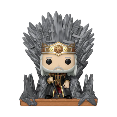 Funko - HOUSE OF THE DRAGONS - POP Deluxe N° 12 - Viserys on The Iron Throne