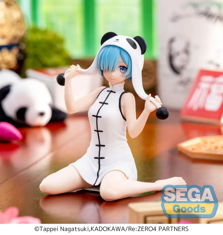 Sega Goods - RE ZERO - Rem "Panda" - Figure Yumemirize cm