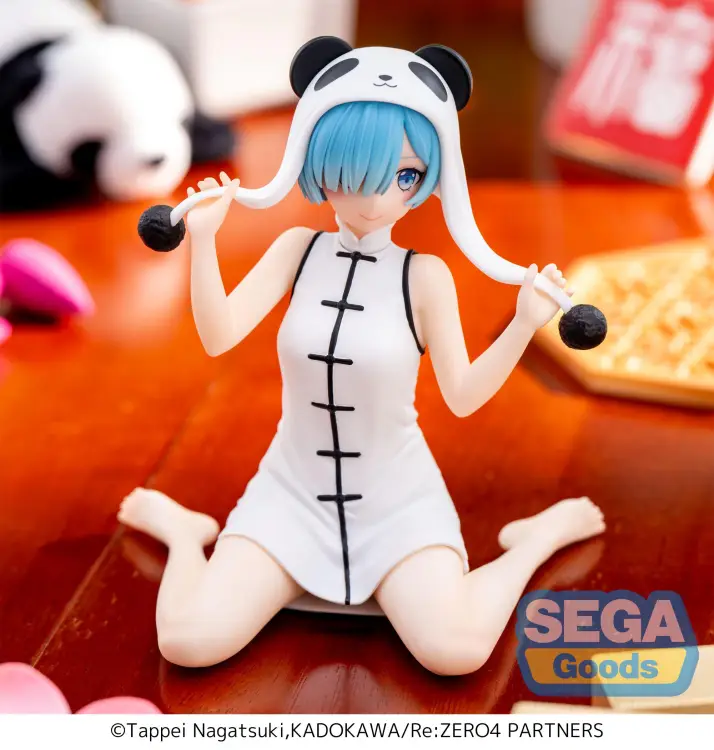 Sega Goods - RE ZERO - Rem "Panda" - Figure Yumemirize cm
