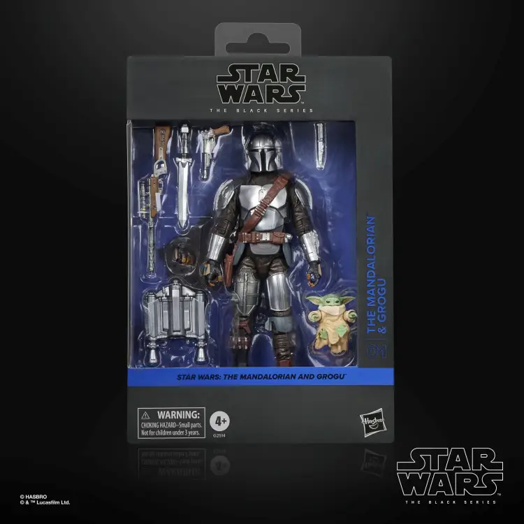 Hasbro - THE MANDALORIAN - Mandalorian & Grogu - Figure Black Series 15cm