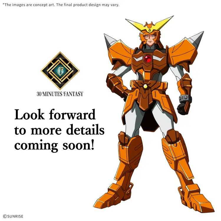 Bandai Model Kit - SAMURAI TROOPER -30MF Yoroi-Shinden Samurai Troopers Wild. - Model Kit