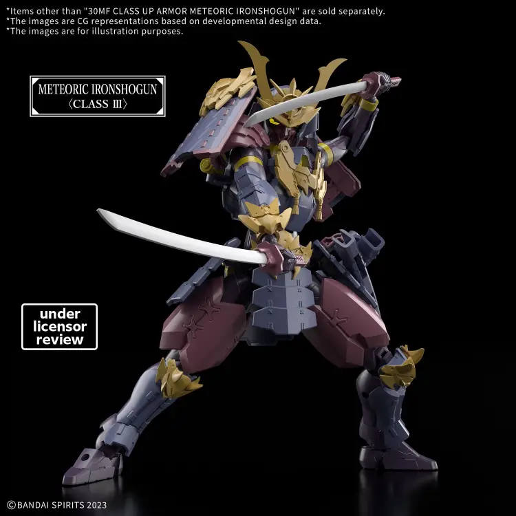 Bandai Model Kit - 30MF - Class Up Armor Meteoric Ironshogun - Model Kit