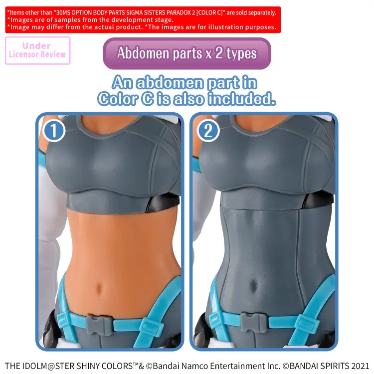 Bandai Model Kit - 30MS - Option Body Parts Sigma Sisters Paradox 2 (Color C) - Model Kit