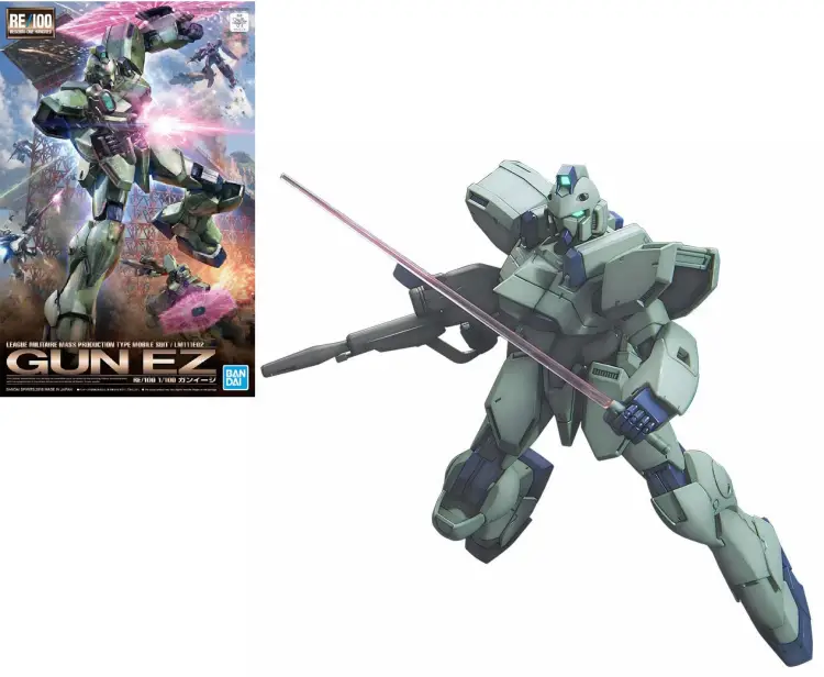 Bandai Model Kit - GUNDAM - RE/100 1/100 Gun EZ - Model Kit