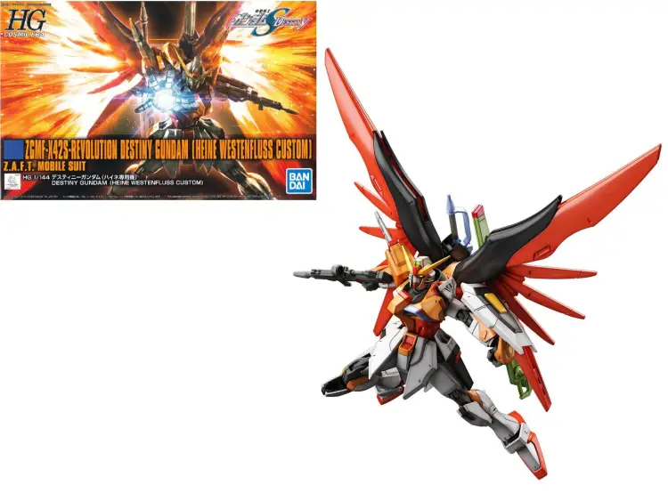 Bandai Model Kit - GUNDAM-HGCE 1/144 Destiny Gundam (Heine Westenfluss Custom) -Model Kit