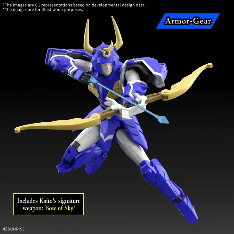 Bandai Model Kit - SAMURAI TROOPER - 30MF Yoroi-Shinden Samurai Troopers Sky - Model Kit