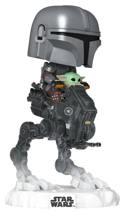 Funko - MANDALORIAN & GROGU - POP Ride DLX N° 837 - The Mandalorian AT-RT