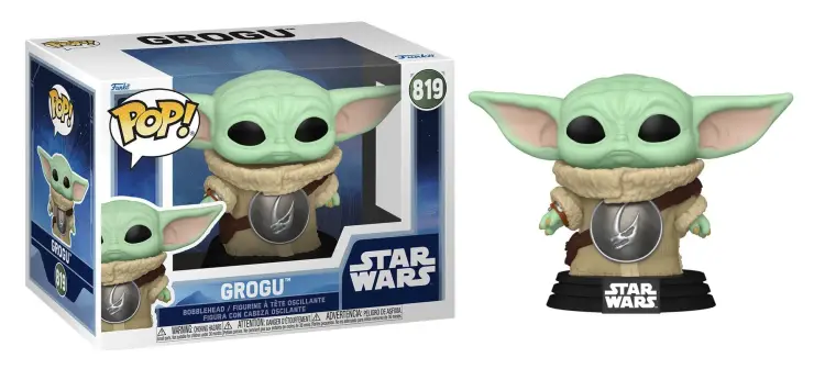 Funko - MANDALORIAN & GROGU - POP Star Wars N° 819 - Grogu