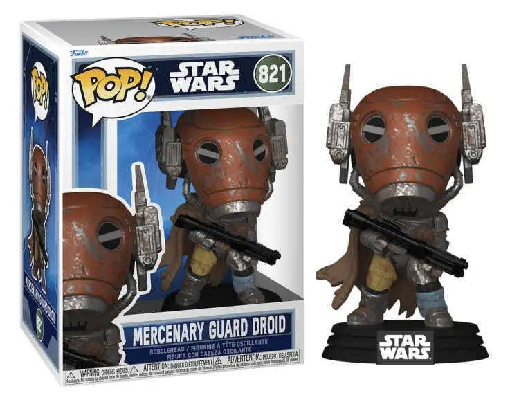 Funko - MANDALORIAN & GROGU - POP Star Wars N° 821 - Mercenary Guard Droid