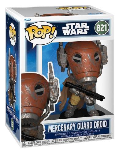 Funko - MANDALORIAN & GROGU - POP Star Wars N° 821 - Mercenary Guard Droid