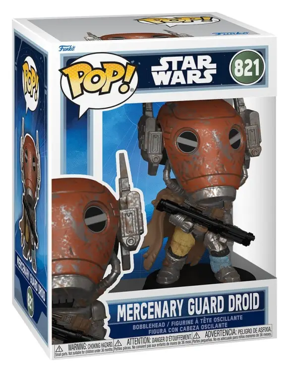 Funko - MANDALORIAN & GROGU - POP Star Wars N° 821 - Mercenary Guard Droid