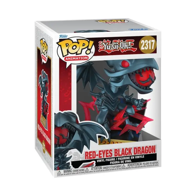 Funko - YU-GI-OH! - POP Premium N° 2317 - Red eyes black dragon (Card)