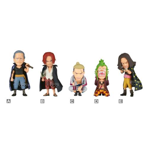 Banpresto - ONE PIECE - WCF Red Hair vs Bartolomeo -Assortiments 12 Figurine 5-7cm