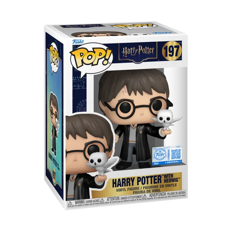 Funko - HARRY POTTER - POP Movies N° 197 - Harry with Hedwig