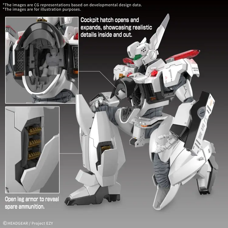 Bandai Model Kit - PATLABOR - RG 1/48 AV-98Plus Ingram (Ingram Plus) - Model Kit