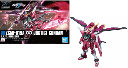 Bandai Model Kit - GUNDAM - HG 1/144 ZGMF-X19A Infinity Justice Gundam - Model Kit