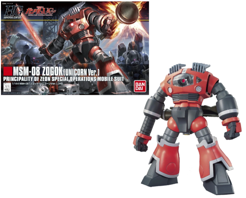 GUNDAM - HGUC 1/144 Jednorożec MSM-08 Zogok w wersji jednorożca - Zestaw modelarski