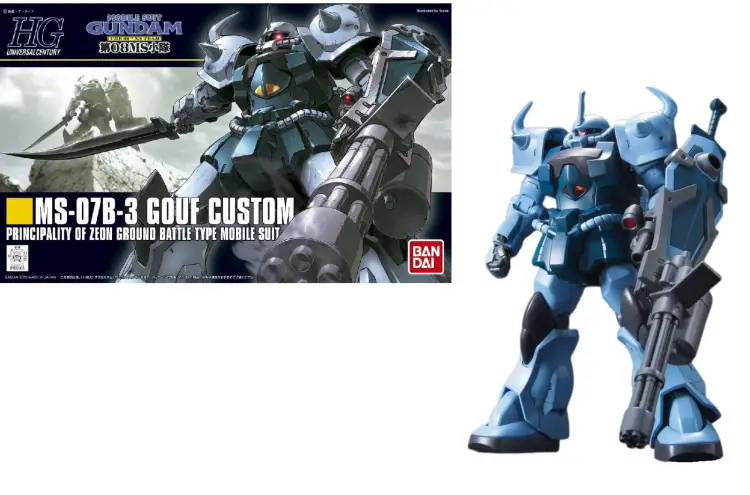 GUNDAM - HGUC 1/144 GOUF Custom - Zestaw modelarski - 13 cm