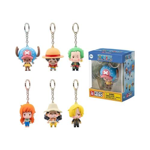 Yume - ONE PIECE - Pocket Hero - Assortiment 12 Keychain WINDOW BOX 5.5cm