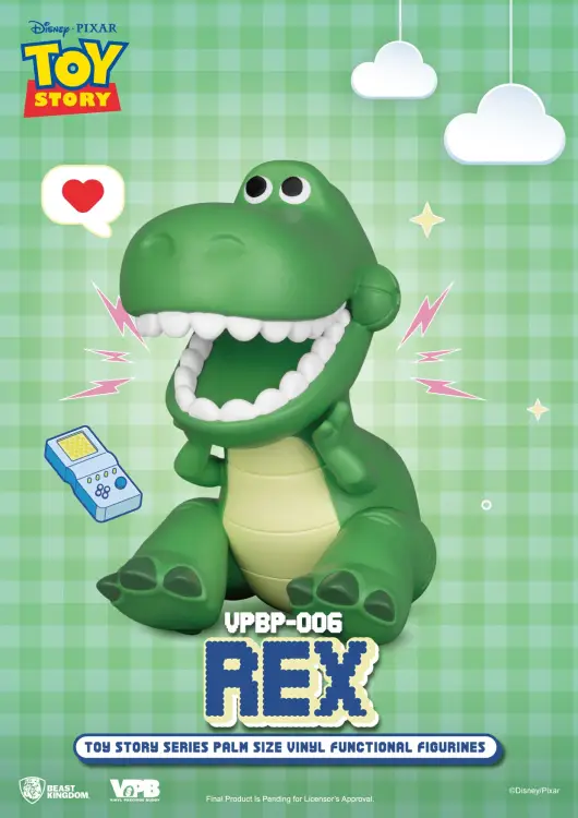 Beast Kingdom - TOY STORY - Rex - Bank Vinyl Figure 12.1cm