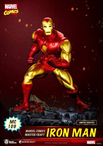 Beast Kingdom - MARVEL - Iron Man "Comics" - Statue Master Craft 29.9cm