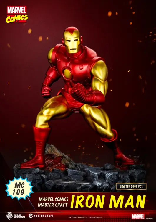 Beast Kingdom - MARVEL - Iron Man "Comics" - Statue Master Craft 29.9cm